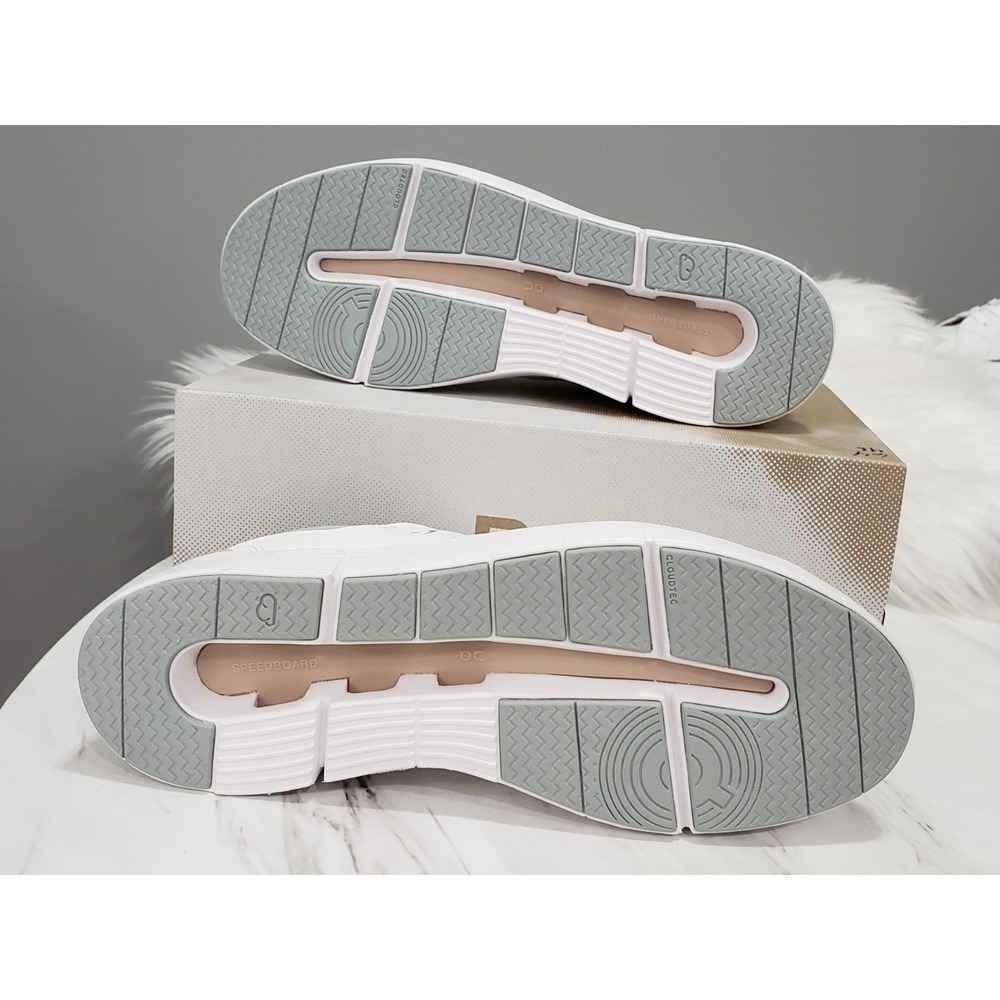 On Cloud THE ROGER Advantage Shoes White Rosehip 3WD10652349 Women's Size 9 NEW - Picture 6 of 9